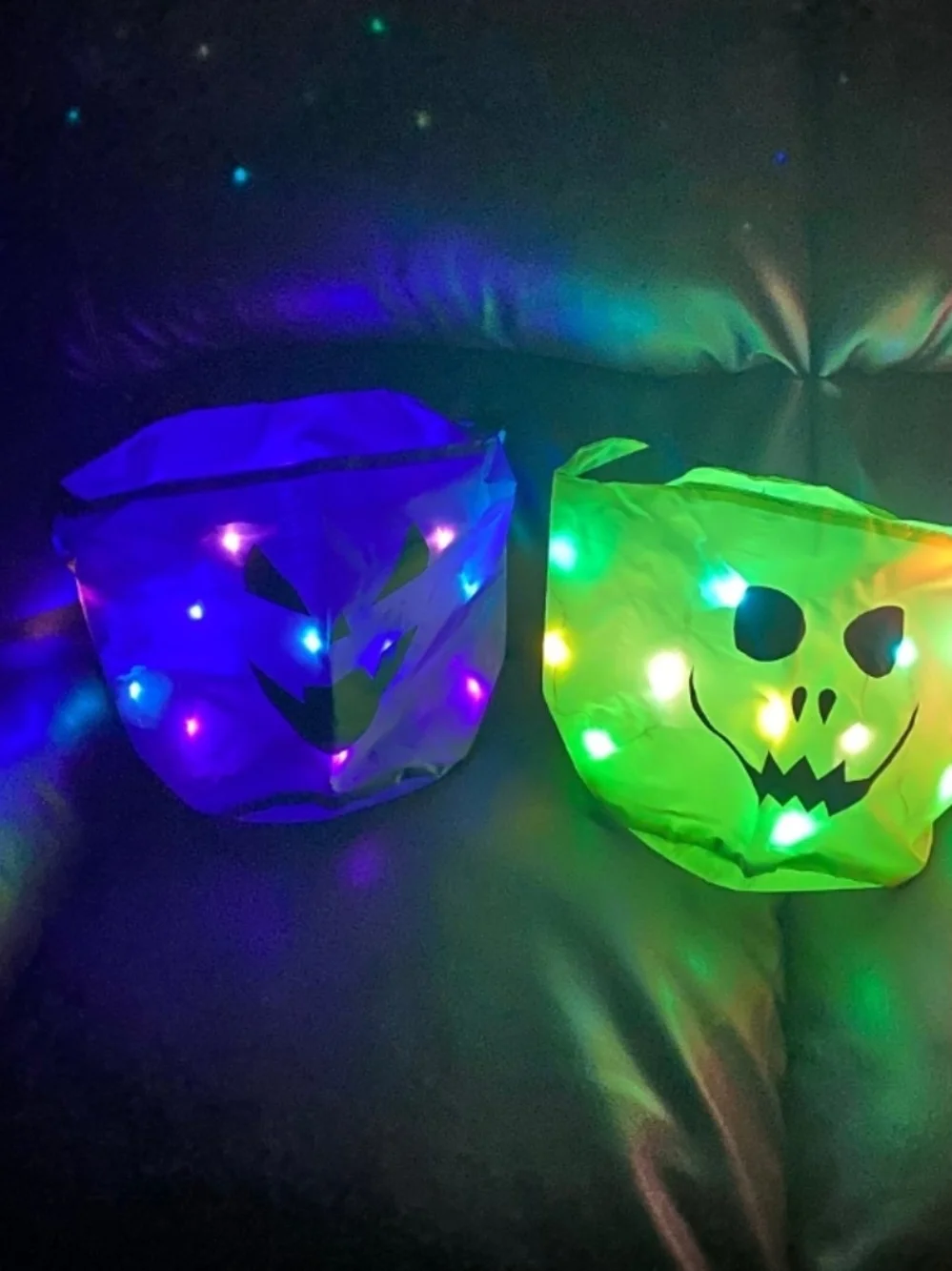 LED Halloween Trick or Treat Bags/Buckets